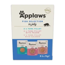 Økonomipakke: 48 x 70 g Applaws Pouch i gelé Mix