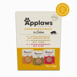 Økonomipakke: 48 x 70 g Applaws Pouch i gelé Mix