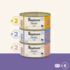 Økonomipakke: 24 x 70 g Applaws Senior