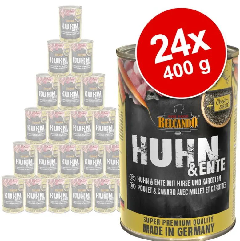 Økonomipakke: 24 x 400 g Belcando Super Premium