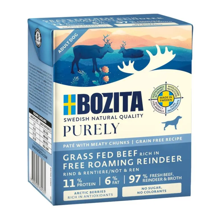 Økonomipakke: 12 x 370 g Bozita Purely Paté