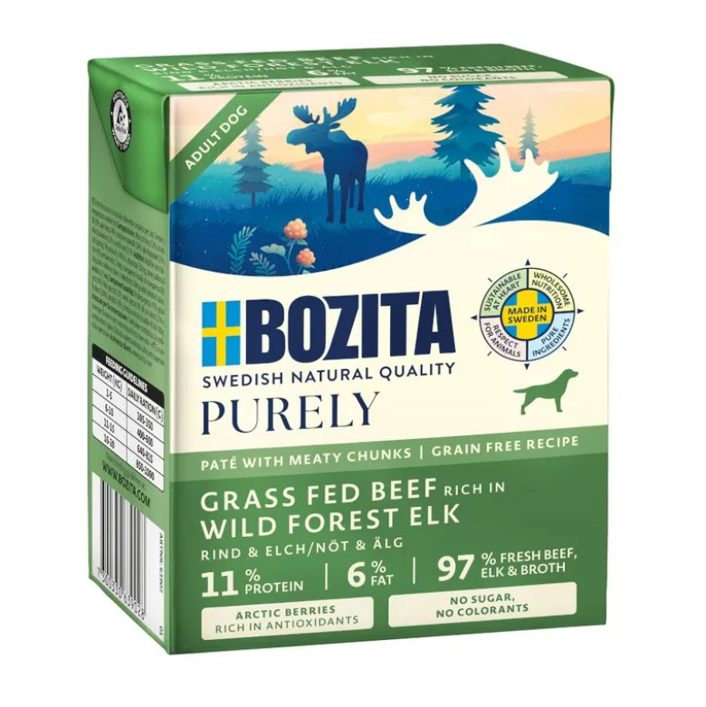 Økonomipakke: 12 x 370 g Bozita Purely Paté
