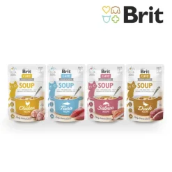 Økonomipakke: 30 x 75 g Brit Care suppe til katte
