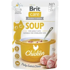 Økonomipakke: 30 x 75 g Brit Care suppe til katte