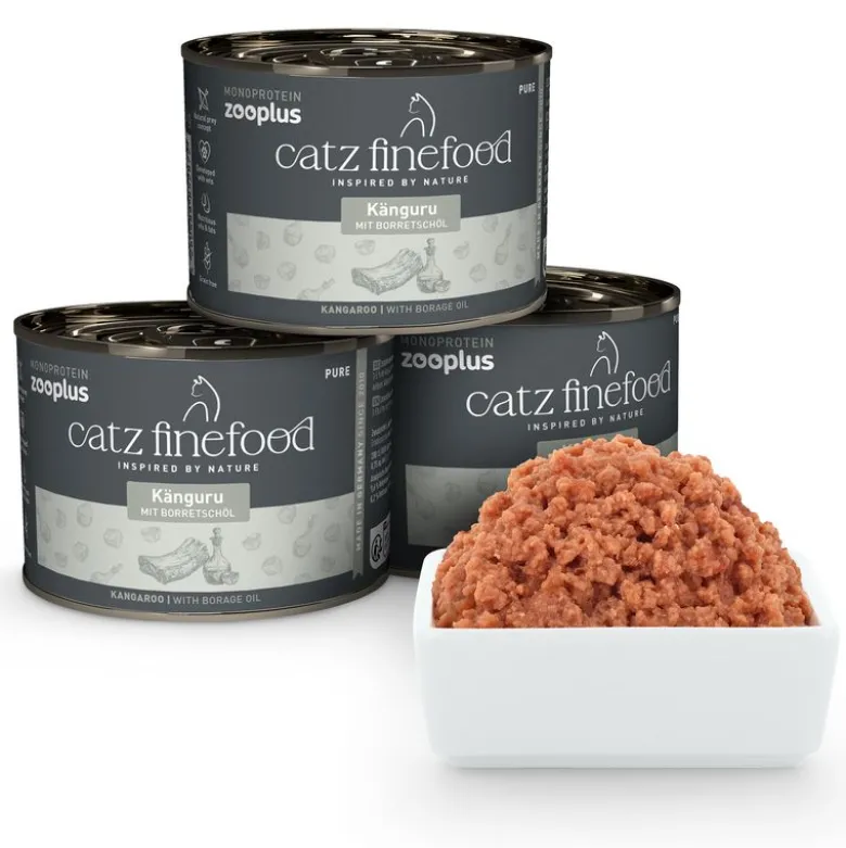 Økonomipakke: 24 x 200 g catz finefood Monoprotein dåse