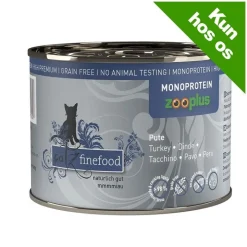 Økonomipakke: 24 x 200 g catz finefood Monoprotein dåse