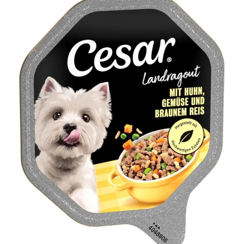 Økonomipakke: 28 x 150 g Cesar alubakker
