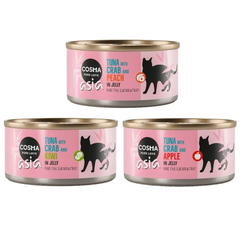 Økonomipakke: 24 x 170 g Cosma Asia Fruit i gelé