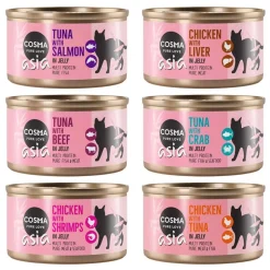 Økonomipakke: 24 x 85 g Cosma Asia i gelé