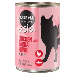 Økonomipakke: 24 x 400 g Cosma Asia i gelé