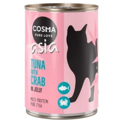 Økonomipakke: 24 x 400 g Cosma Asia i gelé