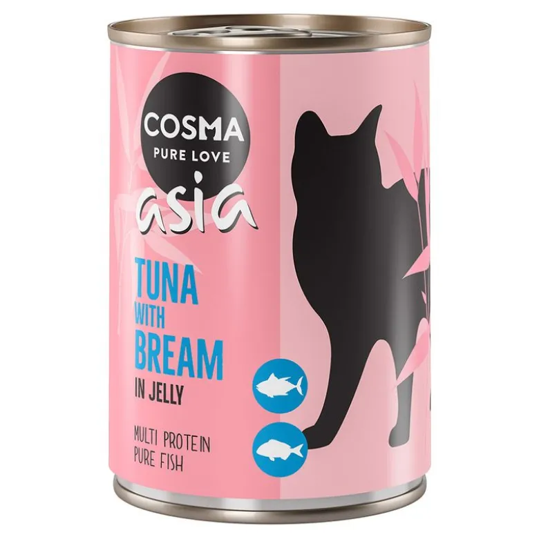 Økonomipakke: 24 x 400 g Cosma Asia i gelé