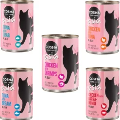 Økonomipakke: 24 x 400 g Cosma Asia i gelé