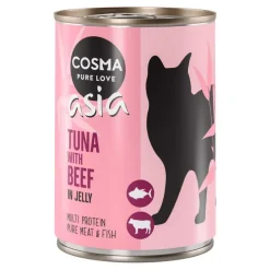 Økonomipakke: 24 x 400 g Cosma Asia i gelé