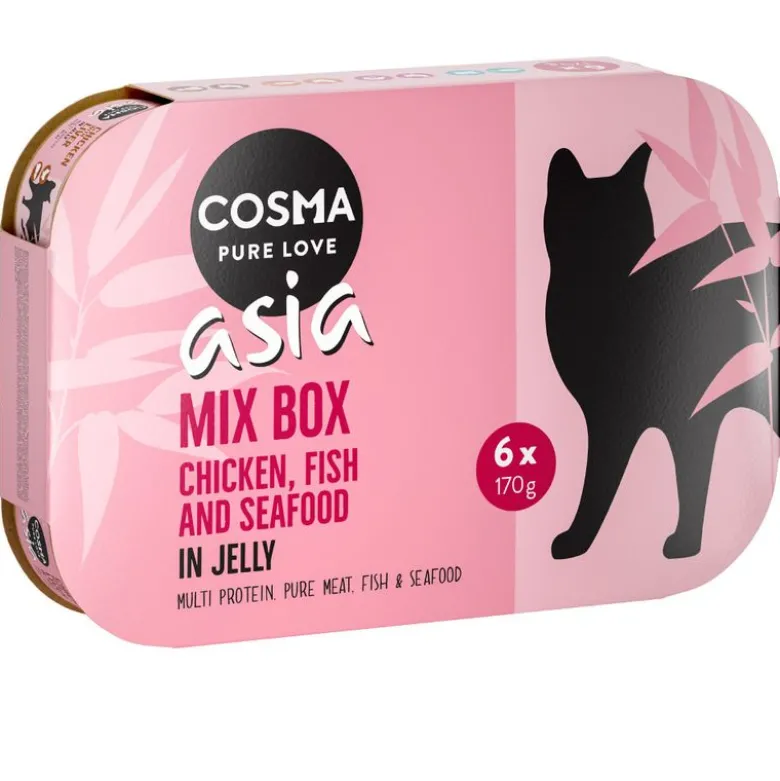 Økonomipakke: 24 x 170 g Cosma Asia i gelé