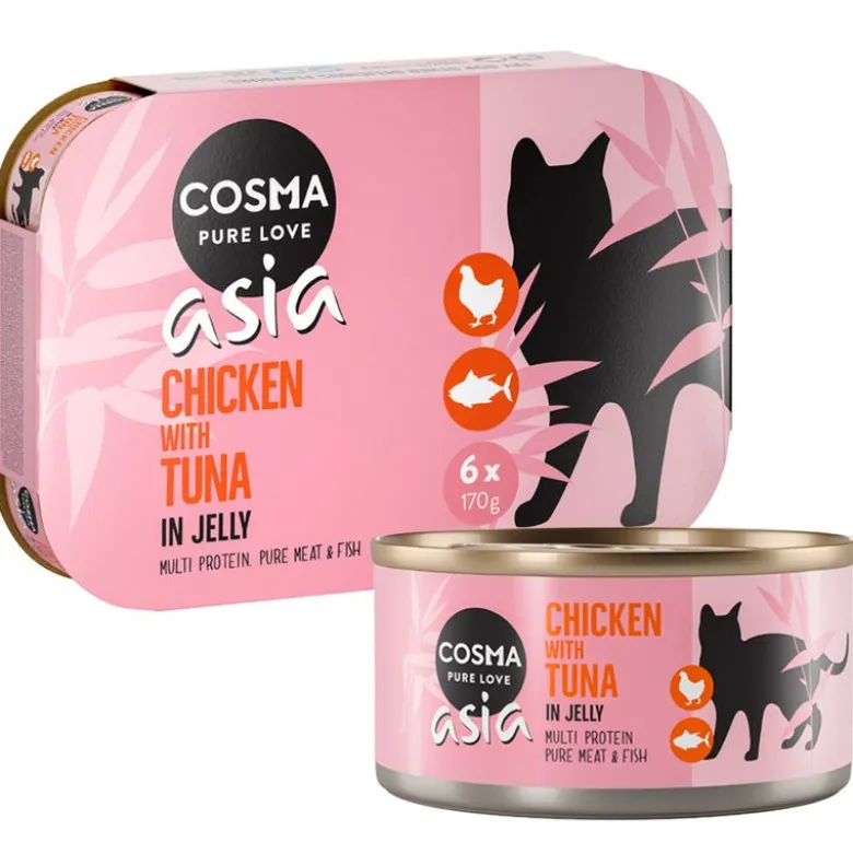 Økonomipakke: 24 x 170 g Cosma Asia i gelé