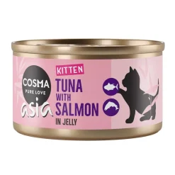 Økonomipakke: 24 x 85 g Cosma Asia Kitten i gelé