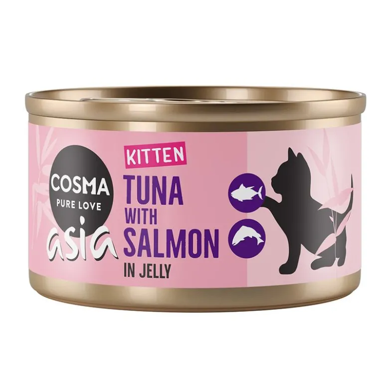 Økonomipakke: 24 x 85 g Cosma Asia Kitten i gelé