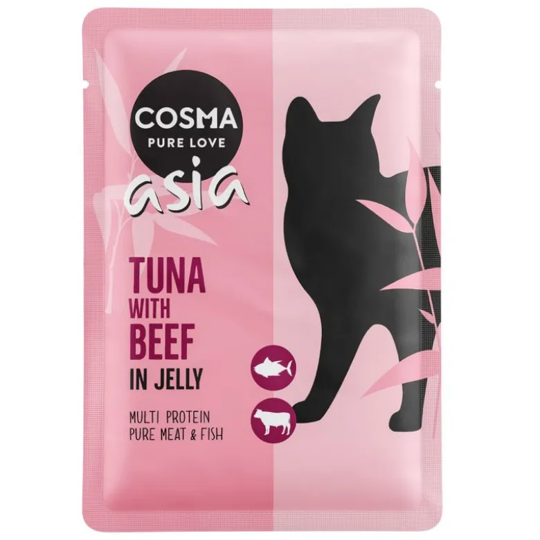 Økonomipakke: 24 x 100 g Cosma Asia portionspose