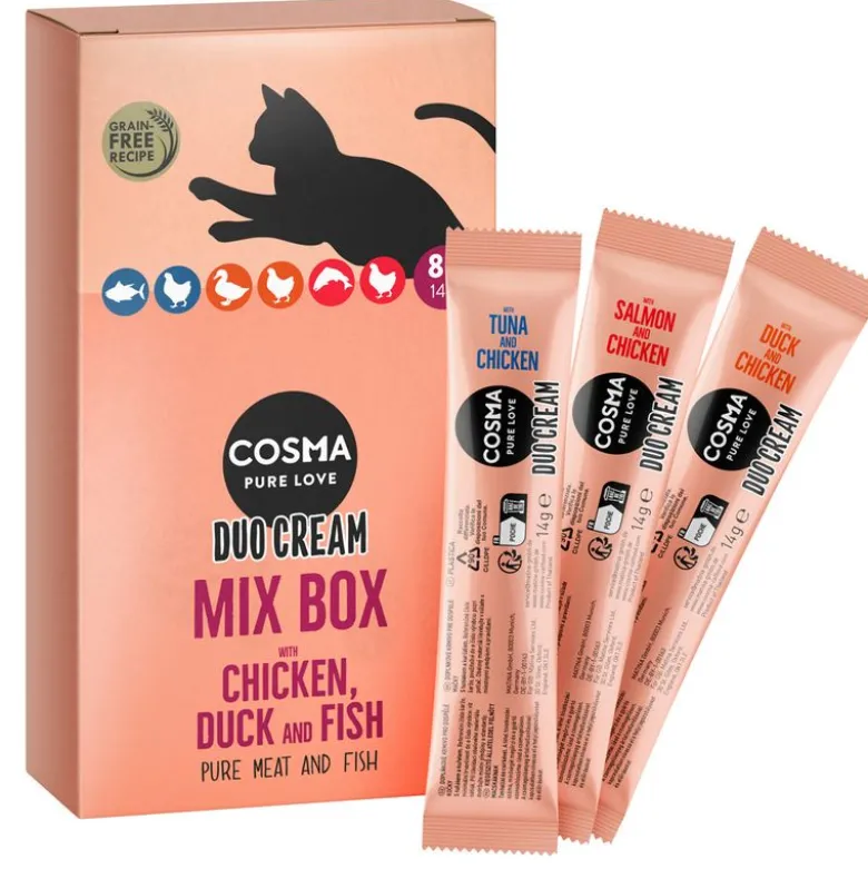 Økonomipakke: 24 x 14 g Cosma DUO Cream