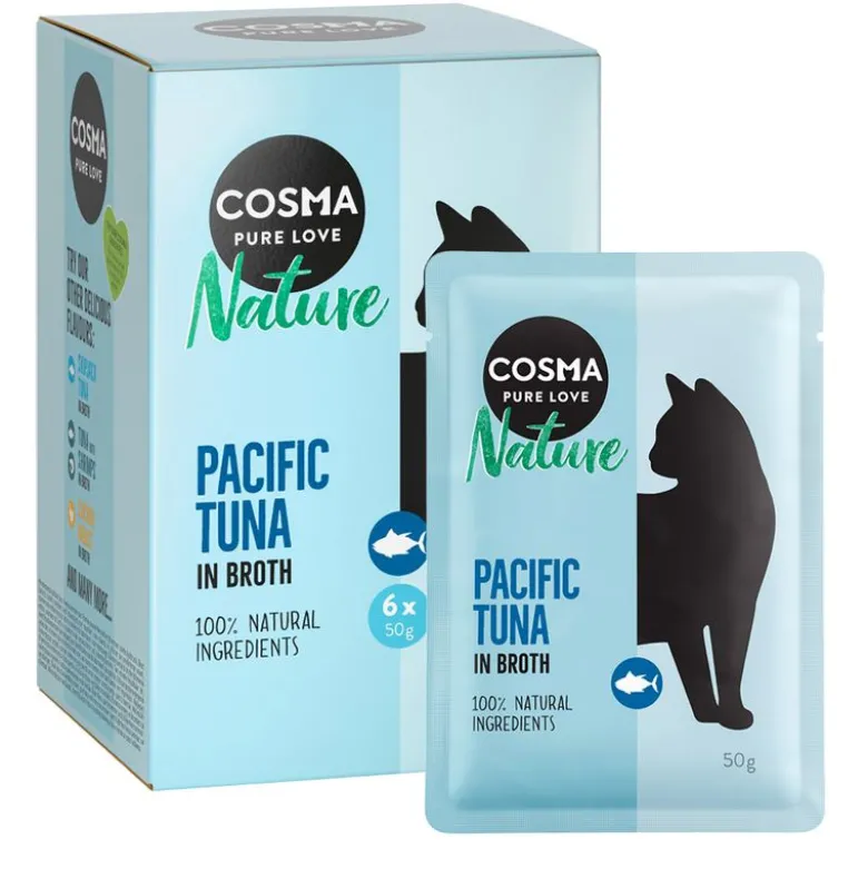 Økonomipakke: 18 x 50 g Cosma Nature portionsposer