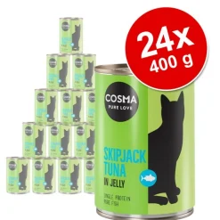 Økonomipakke: 24 x 400 g Cosma Original i gelé