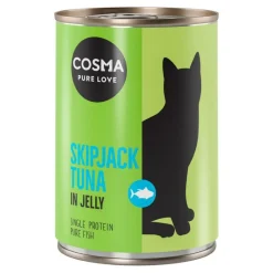 Økonomipakke: 24 x 400 g Cosma Original i gelé