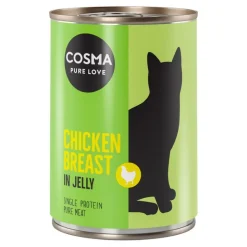 Økonomipakke: 24 x 400 g Cosma Original i gelé