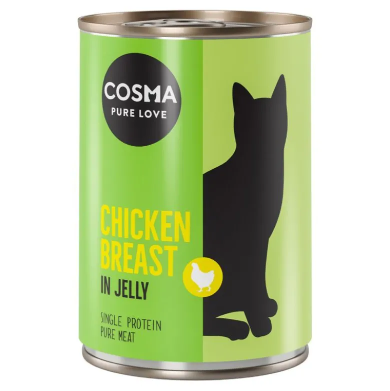 Økonomipakke: 24 x 400 g Cosma Original i gelé