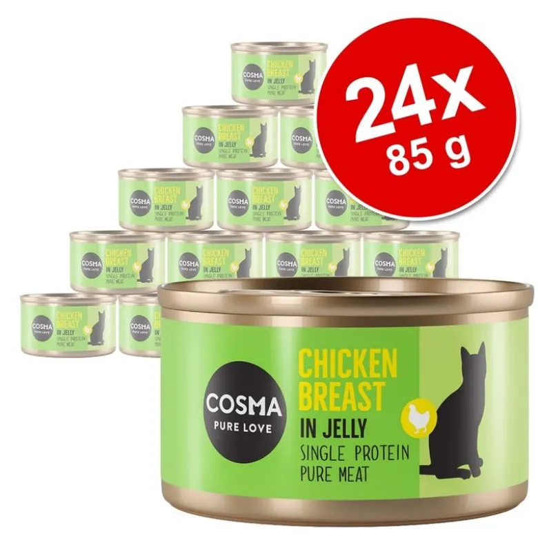 Økonomipakke: 24 x 85 g Cosma Original i gelé