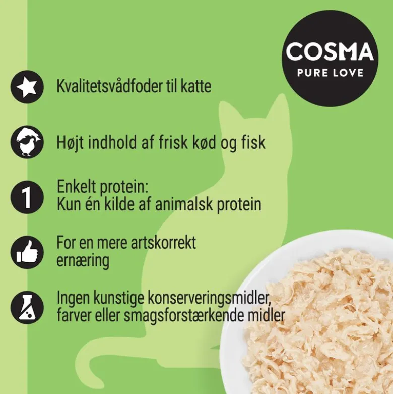 Økonomipakke: 24 x 85 g Cosma Original i gelé