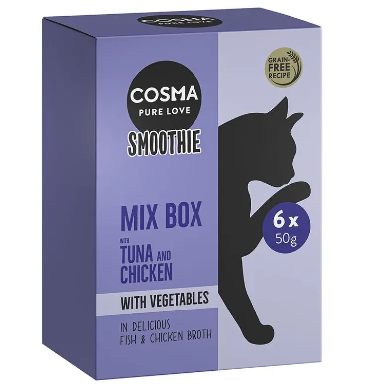Økonomipakke: 12 x 50 g Cosma Smoothies
