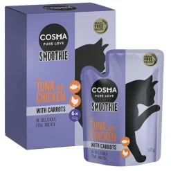 Økonomipakke: 12 x 50 g Cosma Smoothies