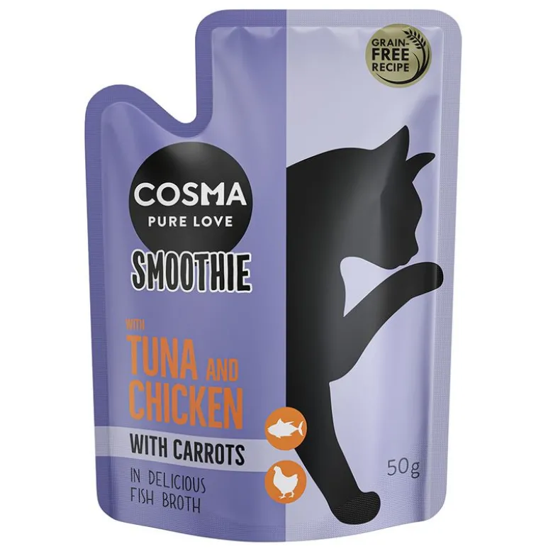 Økonomipakke: 12 x 50 g Cosma Smoothies