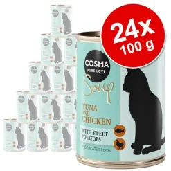Økonomipakke: 24 x 100 g Cosma Soup