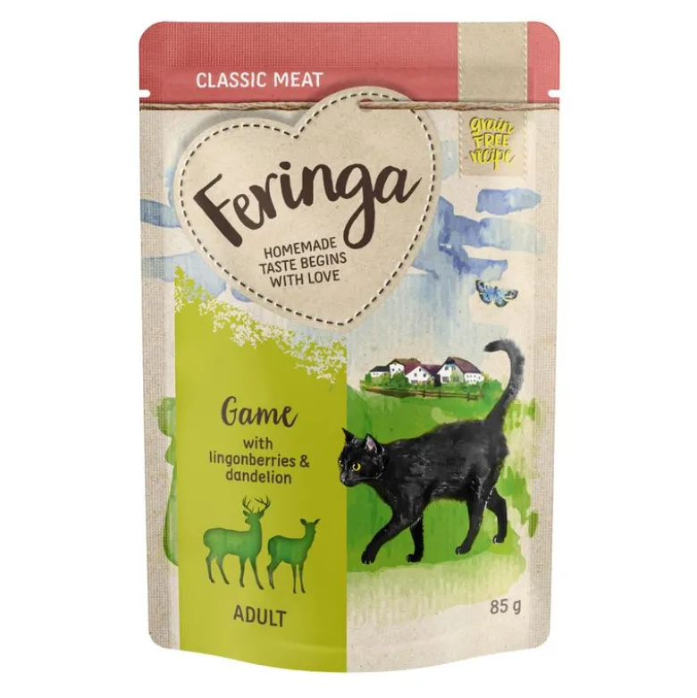 Økonomipakke: 48 x 85 g Feringa Classic Meat Menu Portionspose