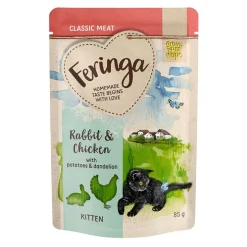 Økonomipakke 24 x 85 g Feringa Classic Meat Menu Kitten portionsposer