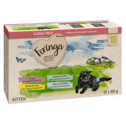 Økonomipakke 24 x 85 g Feringa Classic Meat Menu Kitten portionsposer