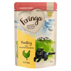 Økonomipakke 24 x 85 g Feringa Classic Meat Menu Kitten portionsposer