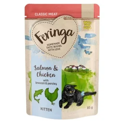 Økonomipakke 24 x 85 g Feringa Classic Meat Menu Kitten portionsposer