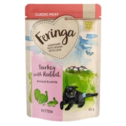 Økonomipakke 24 x 85 g Feringa Classic Meat Menu Kitten portionsposer