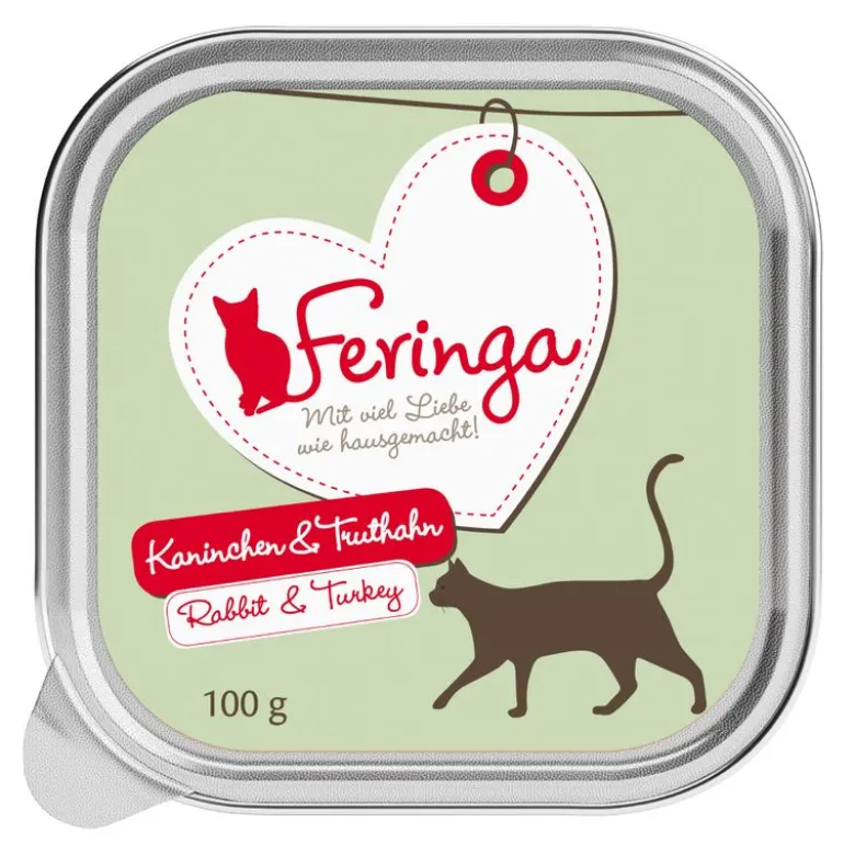 Økonomipakke: 24 x 100 g Feringa Classic Meat Menu Alubakke