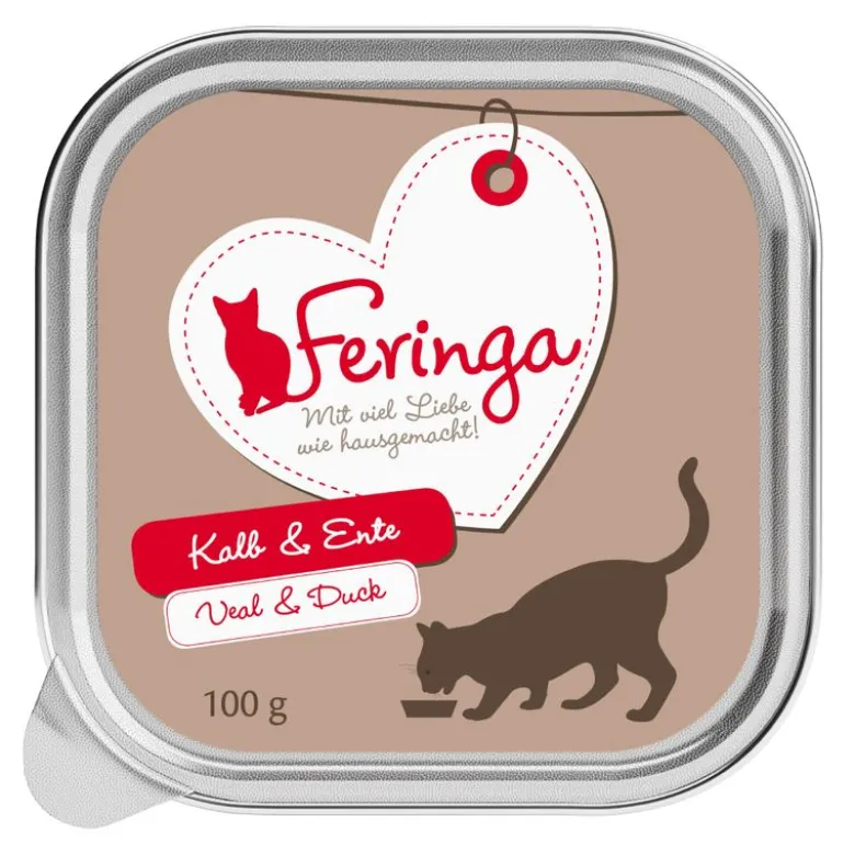 Økonomipakke: 24 x 100 g Feringa Classic Meat Menu Alubakke