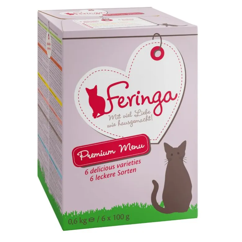 Økonomipakke: 24 x 100 g Feringa Classic Meat Menu Alubakke