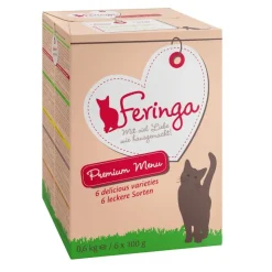 Økonomipakke: 24 x 100 g Feringa Classic Meat Menu Alubakke