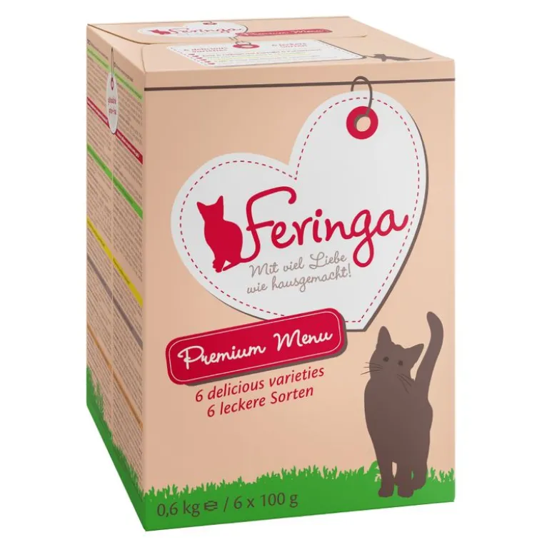 Økonomipakke: 24 x 100 g Feringa Classic Meat Menu Alubakke