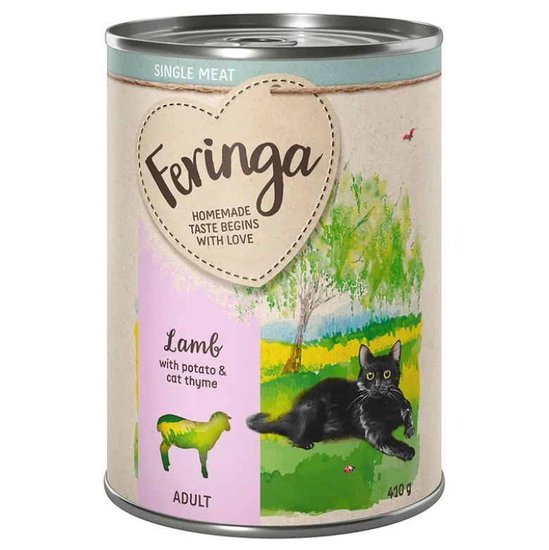 Økonomipakke: 12 x 410 g Feringa Single Meat Menu