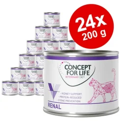 Økonomipakke: 24 x 200 g / 185 g Concept for Life Veterinary Diet