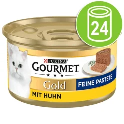 Økonomipakke: 24 x 85 g Gourmet Gold Fin Paté
