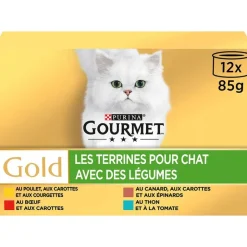 Økonomipakke: 24 x 85 g Gourmet Gold Terrine